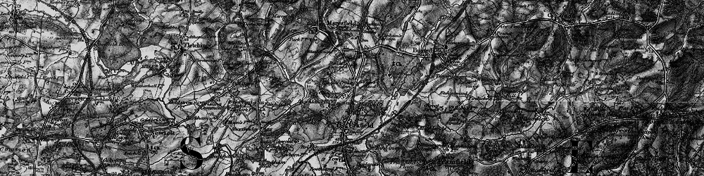 Old map of Ringles Cross in 1895