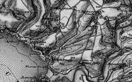 Old map of Ringmore in 1897