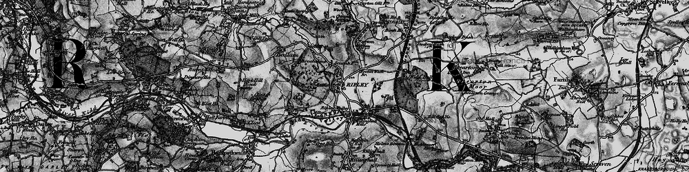 Old map of Ripley in 1898
