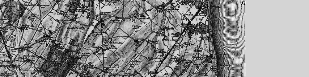 Old map of Ripple in 1895