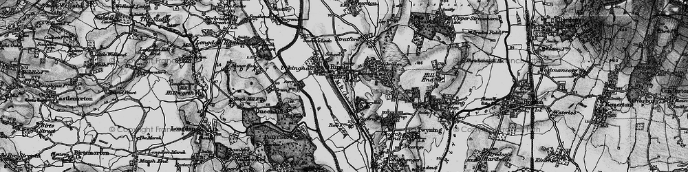 Old map of Ripple in 1898