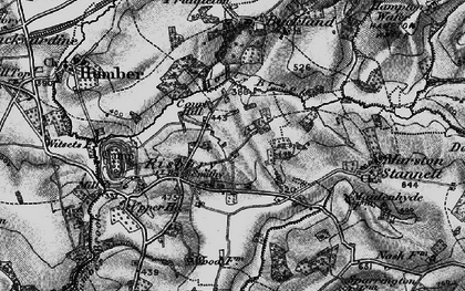 Old map of Risbury in 1899