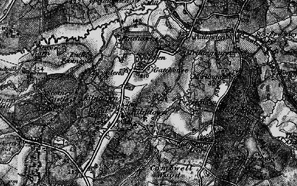 Old map of Riseden in 1895