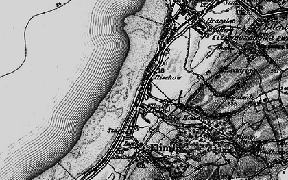 Old map of Risehow in 1897