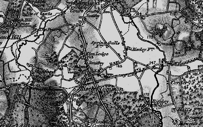 Old map of Riseley in 1895