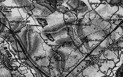 Old map of Rivenhall in 1896