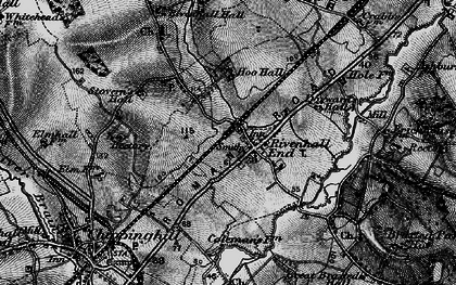 Old map of Rivenhall End in 1896