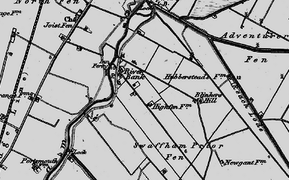 Old map of River Bank in 1898