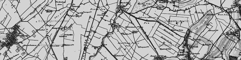 Old map of River Bank in 1898
