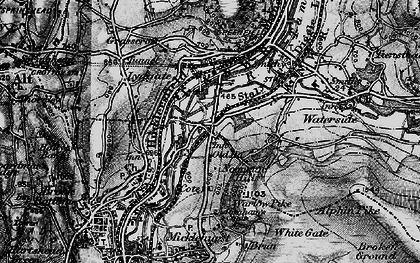 Old map of Roaches in 1896