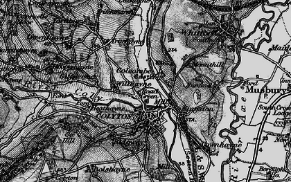 Old map of Road Green in 1898
