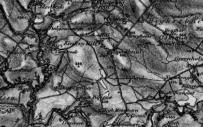 Old map of Roadhead in 1897