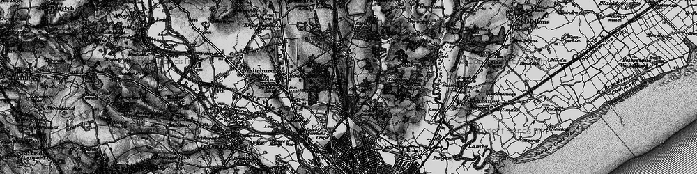 Old map of Roath Park in 1898