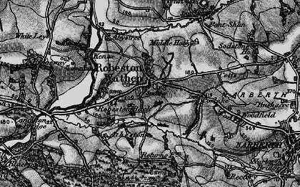 Old map of Woodfield in 1898
