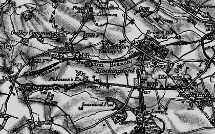 Old map of Robinson's End in 1899