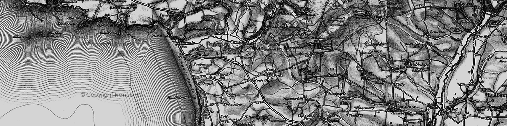 Old map of Bramble in 1898
