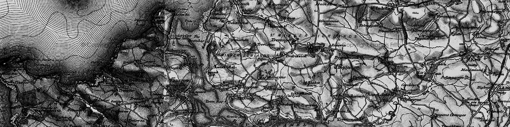 Old map of Rock in 1895