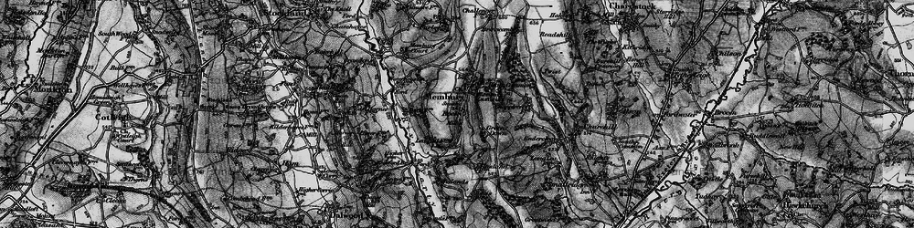 Old map of Rock in 1898
