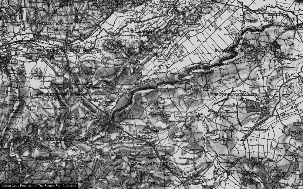 Old Map of Rock, 1898 in 1898