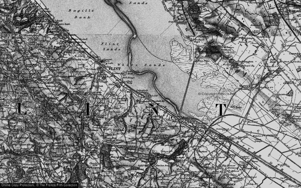 Old Map of Rockcliffe, 1896 in 1896