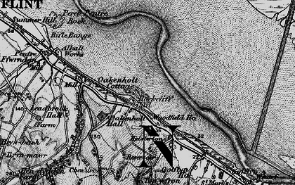 Old map of Rockcliffe in 1896