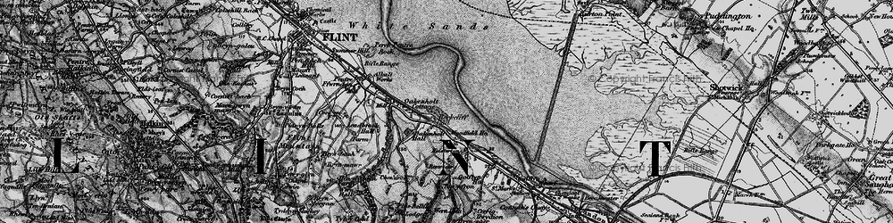 Old map of Rockcliffe in 1896