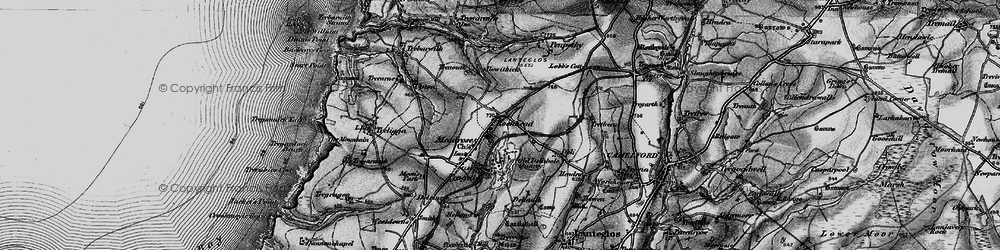 Old map of Rockhead in 1895