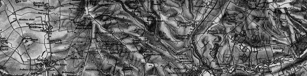 Old map of Rockley in 1898