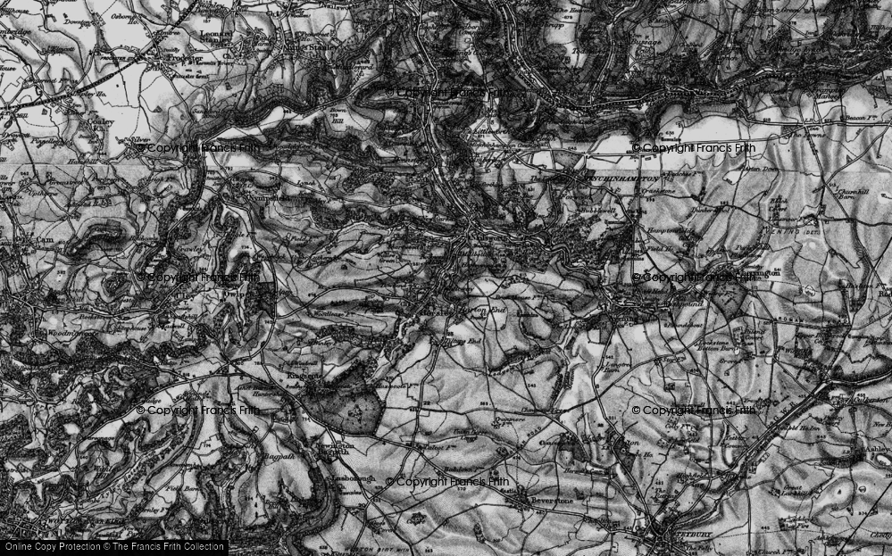 Old Map of Rockness, 1897 in 1897