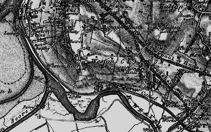 Old map of Rocksavage in 1896