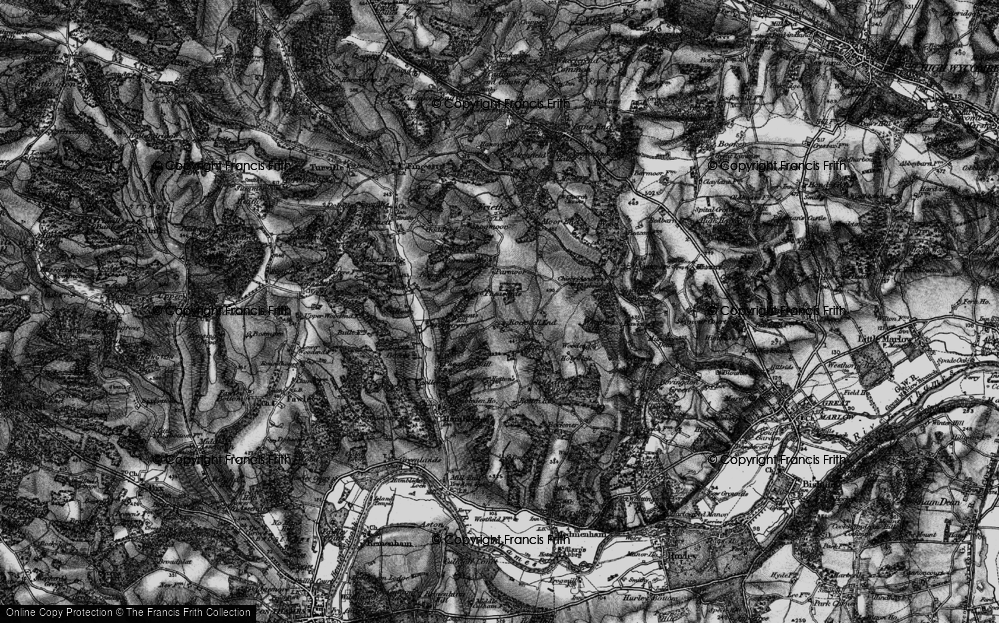 Old Map of Rockwell End, 1895 in 1895