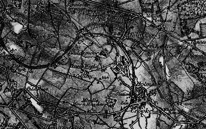 Old map of Roddymoor in 1898