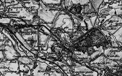 Old map of Rode Heath in 1897
