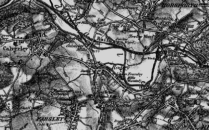 Old map of Rodley in 1898