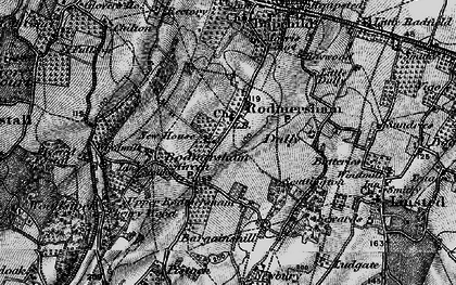 Old map of Rodmersham in 1895