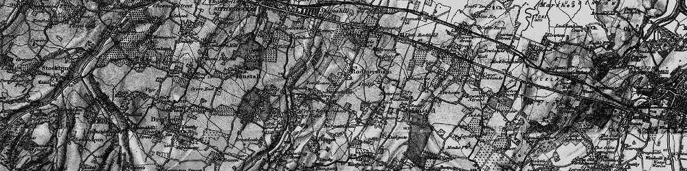 Old map of Rodmersham in 1895