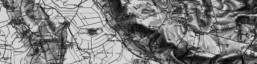 Old map of Big Stoke in 1898