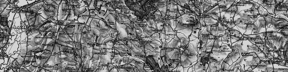 Old map of Rodsley in 1897