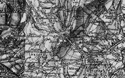 Old map of Roe Cross in 1896