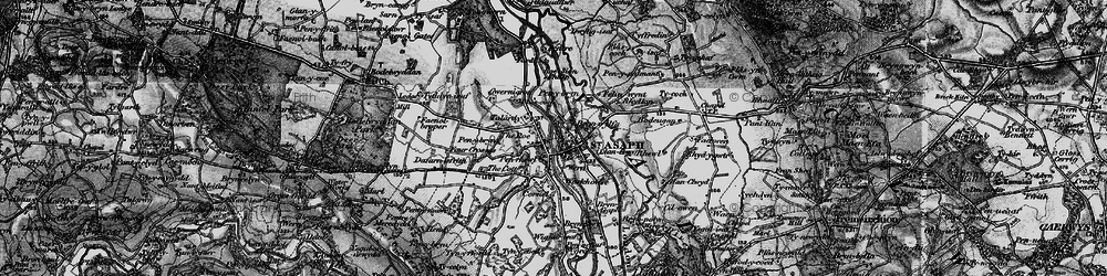 Old map of Bryn-Polyn in 1898