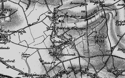 Old map of Roke in 1895
