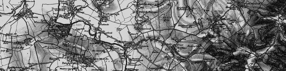 Old map of Rokemarsh in 1895
