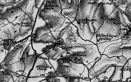 Old map of Rolleston in 1899