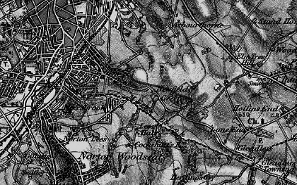 Old map of Rollestone in 1896