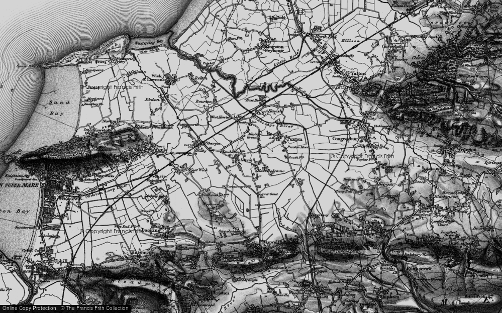 Old Map of Rolstone, 1898 in 1898