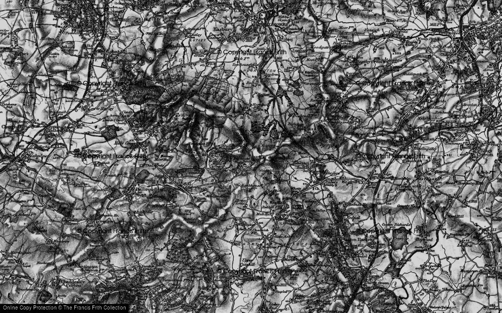 Old Map of Romsley Hill, 1899 in 1899