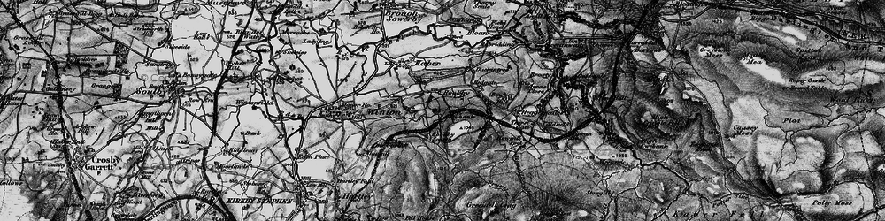 Old map of Bowber Hill in 1897