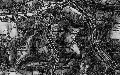 Old map of Rooksmoor in 1897