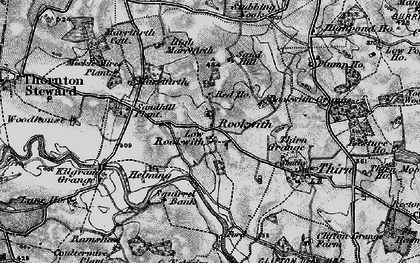 Old map of Rookwith in 1897