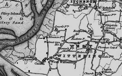 Old map of Rookwood in 1895